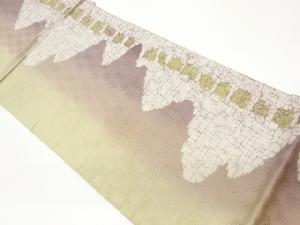 抽象幾何学模様リバーシブル全通袋帯